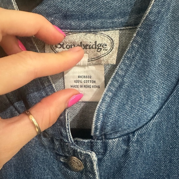 Women's Blue Denim Jacket - Picture 3 of 7